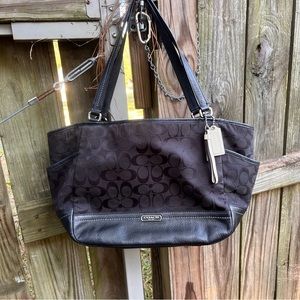 Coach black hobo bag, purse
